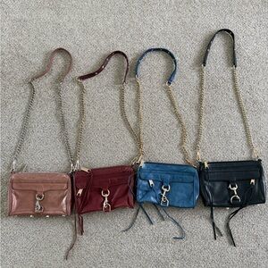 Rebecca Minkoff Mini MAC Crossbody Bag - Blush, Burgundy, Blue, Black